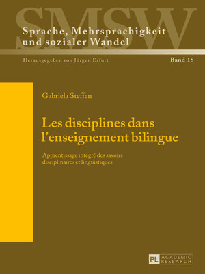 cover image of Les disciplines dans lenseignement bilingue
